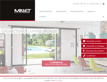 Tablet Screenshot of groupe-millet.com